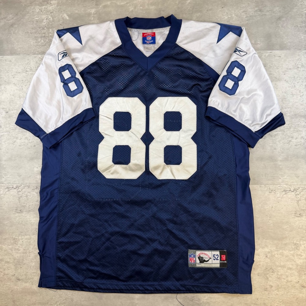 Reebok Dallas Cowboys Dez Bryant 88 Throwback Jersey Mens 52 Navy White NFL